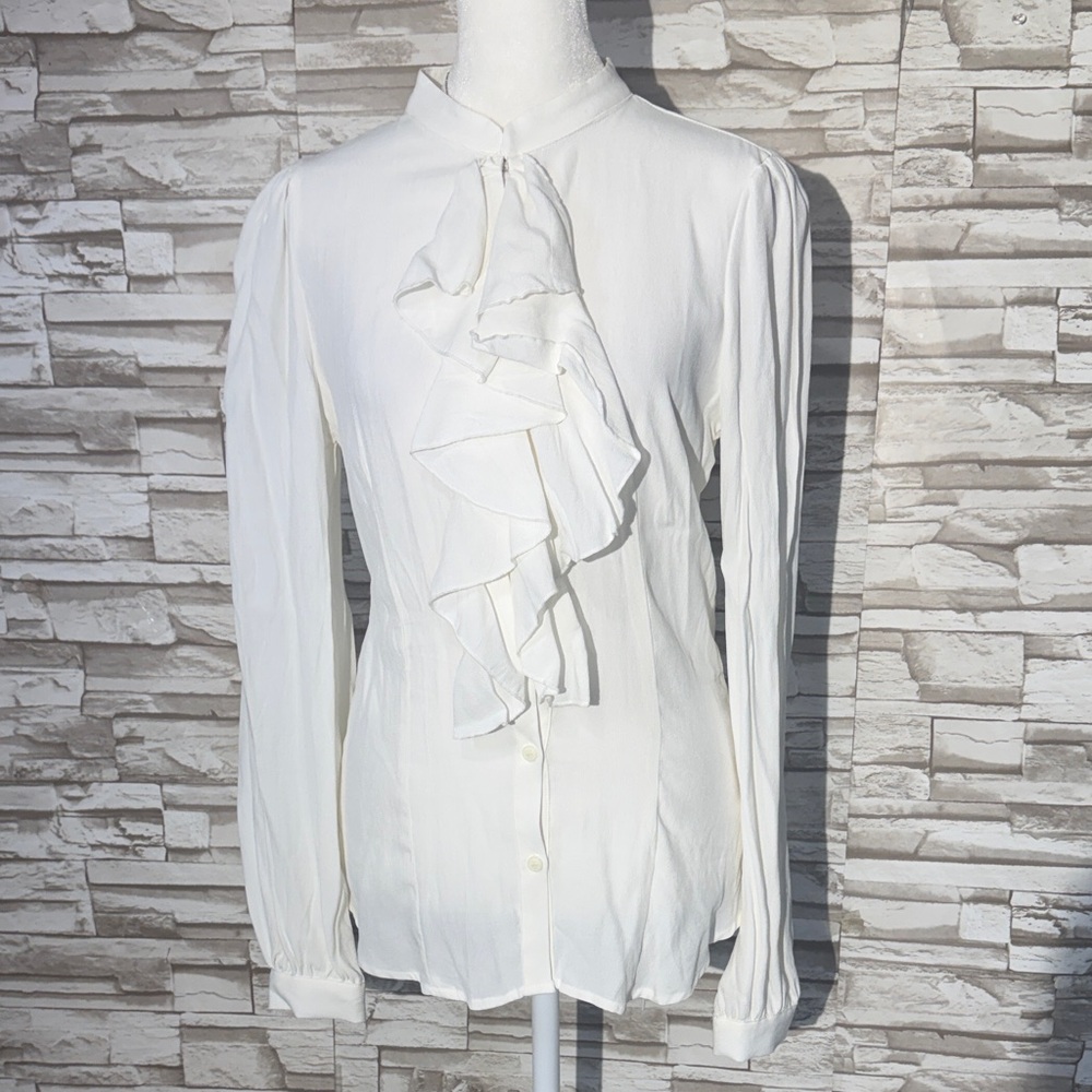 Eva Mendes for New York & Company Ruffle Blouse